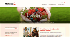 Desktop Screenshot of livewellmagazine.org